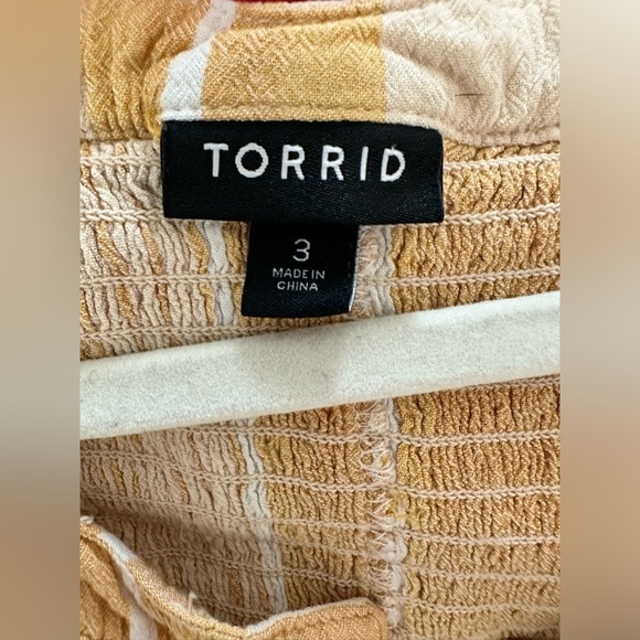 Torrid Babydoll Rayon Crepe Smocked Tank - Picture 3 of 6